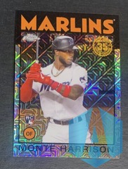 2021 Topps Chrome Silver Pack Monte Harrison #86BC-52 1986 Mojo RC